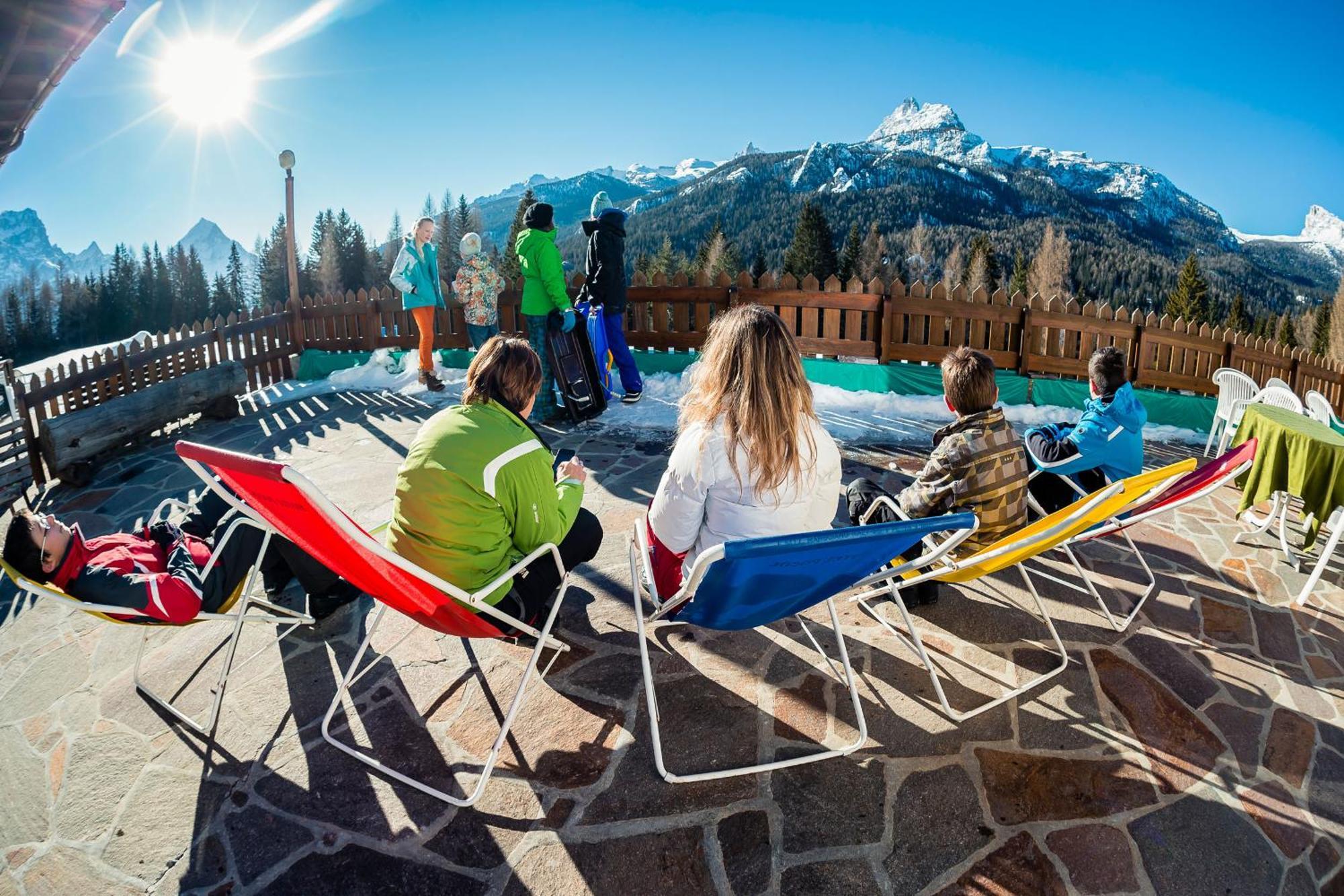 Hotel Piccolo Pocol Cortina dʼAmpezzo Exteriör bild